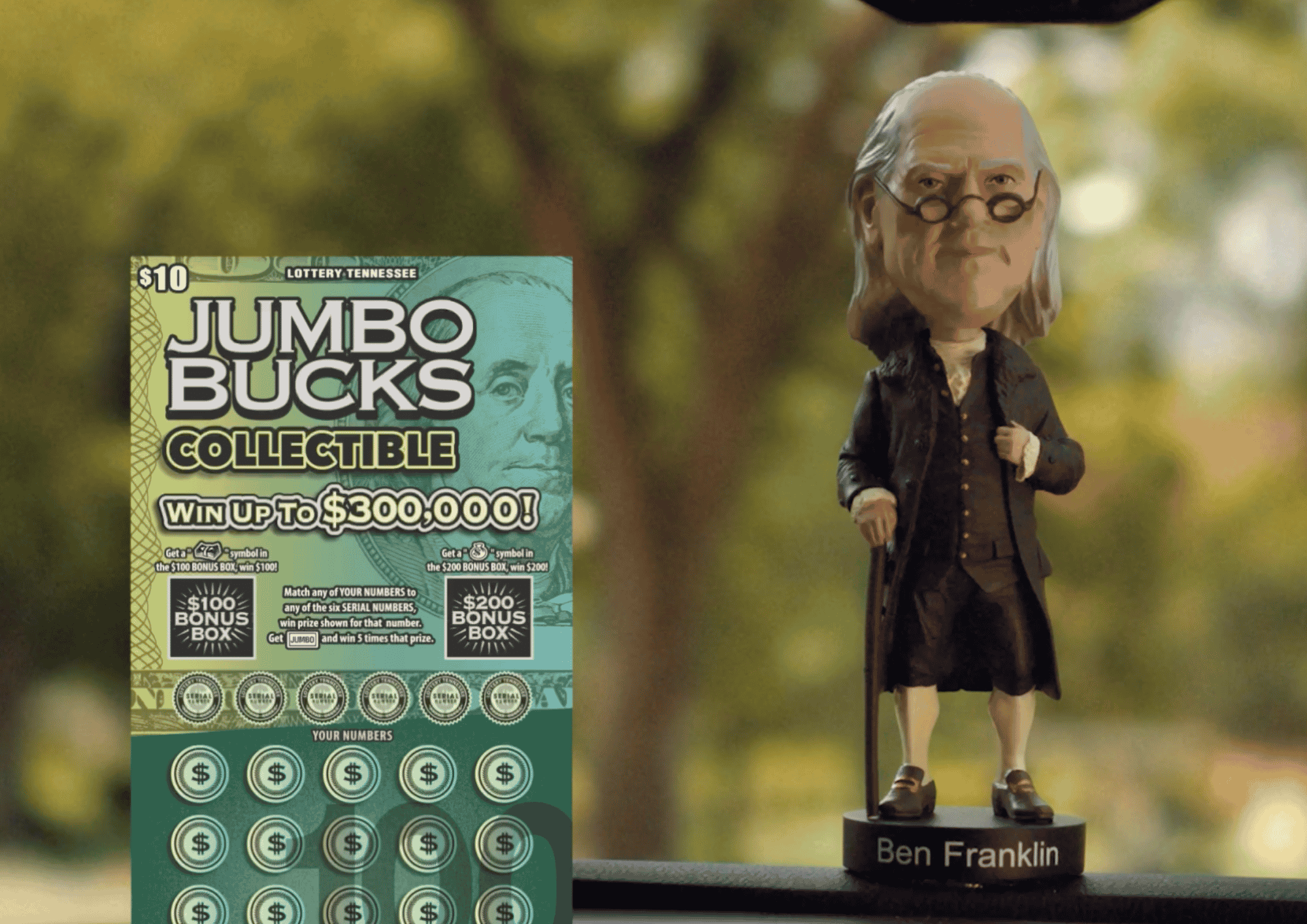 TENNESSEE LOTTERY GIVES JUMBO BUCKS A WHOLE LOTTA BENS